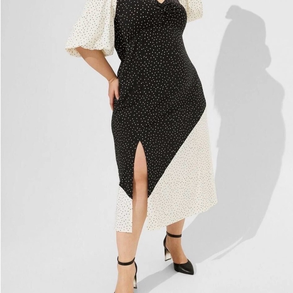 Torrid Studio Knit Mix Print Dress